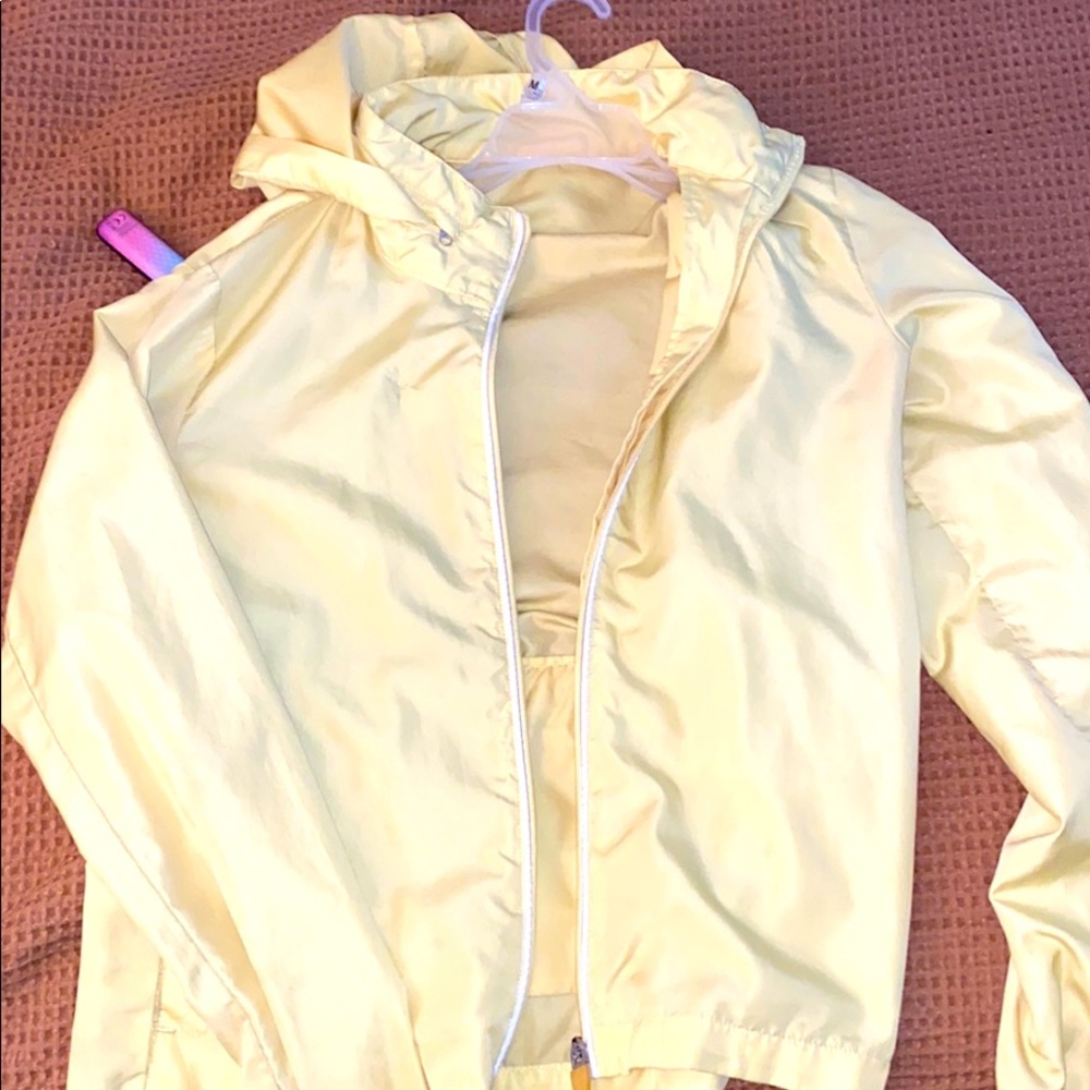Yellow raincoat